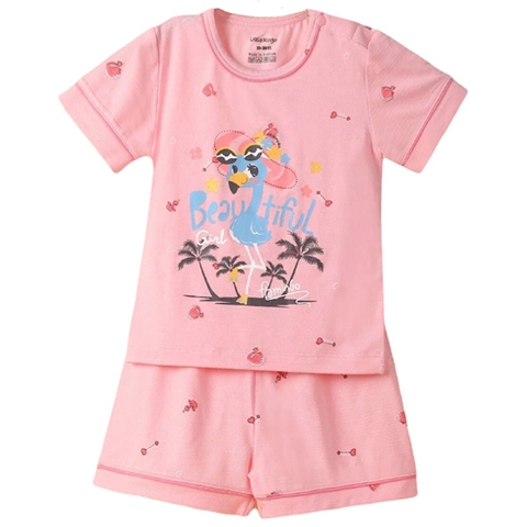 Đồ bộ Uala họa tiết 3633 18-24M - Hồng