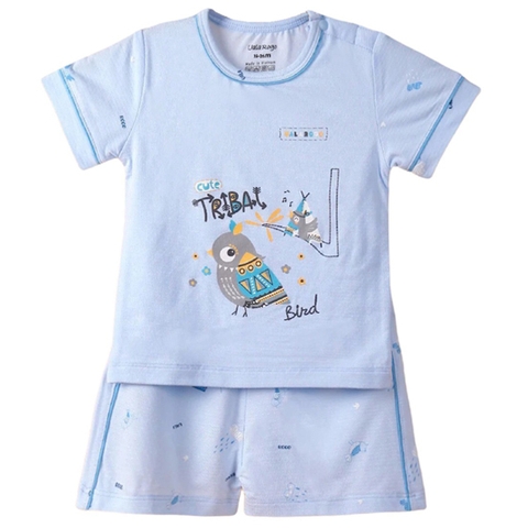 Bộ UalaRogo 18-24M họa tiết 3633 - Xanh