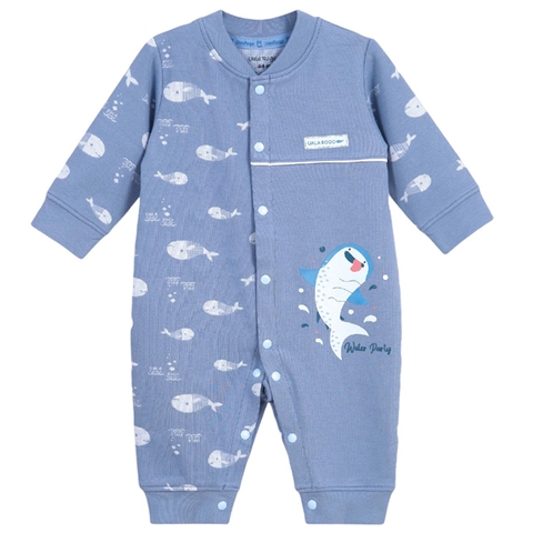 Body dài tay Uala 3930 6-9M - Xanh