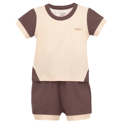 Đồ bộ Uala vải Tăm 3954 18-24M - Nâu