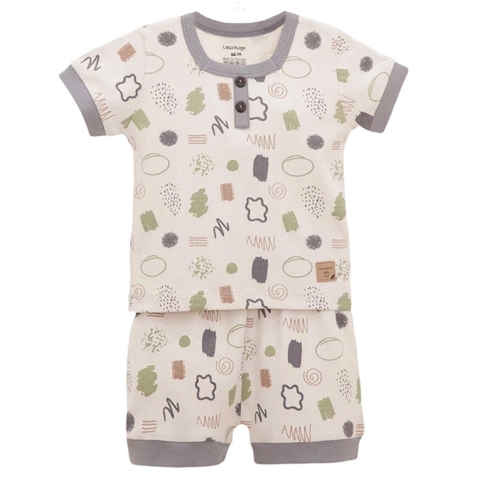 Bộ UalaRogo 36M vải Tăm 3962 - Xám