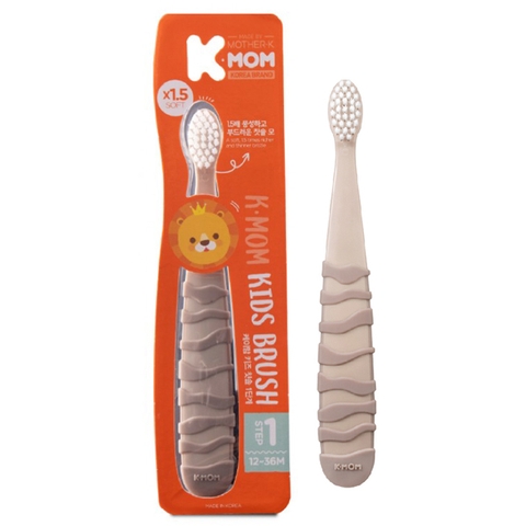 Bàn chải đánh răng siêu mềm K-Mom 1-3 tuổi (màu nâu)