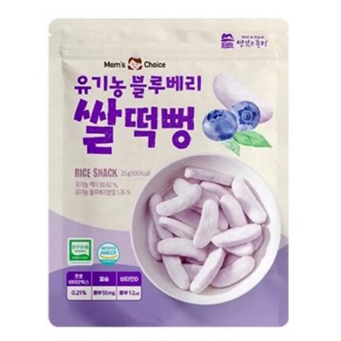 Bánh gạo miếng Mom’s Choice vị việt quất 6M+