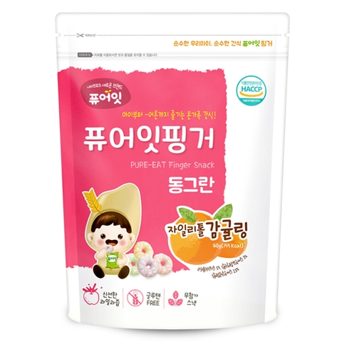 Bánh gạo lứt dạng vòng Naebro vị cam 6M+