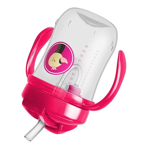 Bình tập uống Dr Brown's 360 độ 270ml - Hồng