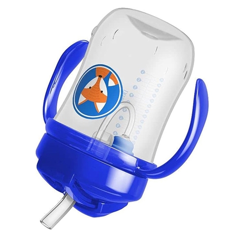 Bình tập uống Dr Brown's 360 độ 270ml - Xanh