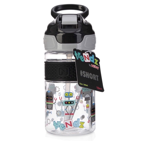 Bình uống nước Tritan Nuby 360ml - Đen