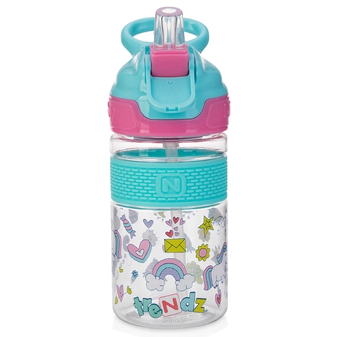 Bình uống nước Tritan Nuby 360ml - Xanh