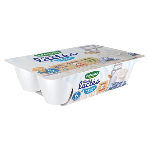 Sữa chua Bledina vị tự nhiên cho bé từ 6 tháng tuổi 55g x 6 hộp