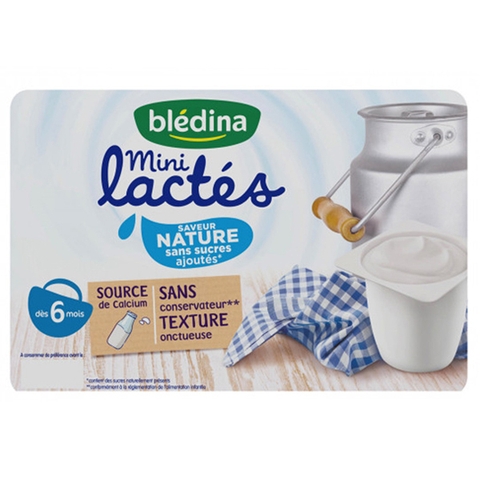 Sữa chua Bledina vị tự nhiên cho bé từ 6 tháng tuổi 55g x 6 hộp