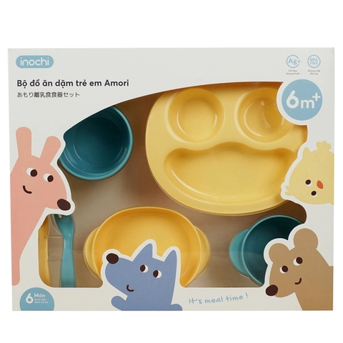 Bộ dụng cụ ăn dặm Amori 6 món