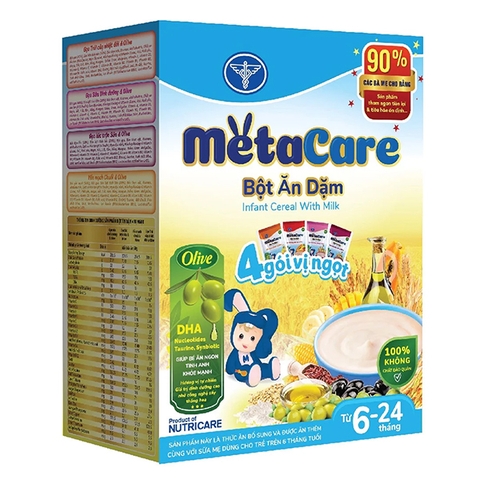 Bột ăn dặm MetaCare 4 vị ngọt 200g (6-24 tháng)