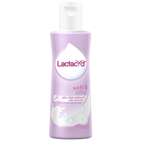 Dung dịch vệ sinh Lactacyd Soft & Silky dưỡng ẩm 150ml
