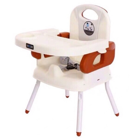 Ghế ăn dặm gấu trúc Shuoda - Nâu
