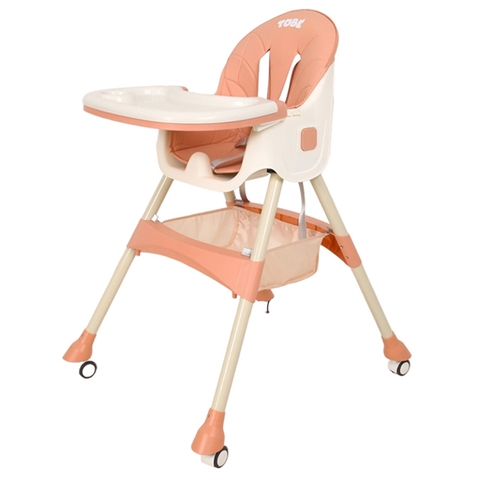Ghế ăn dặm đa năng Ricard Tobé MS 3126A - Hồng