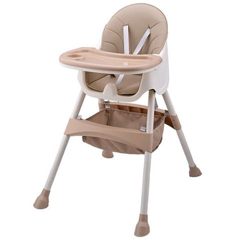 Ghế ăn dặm Umoo không bánh UM-0569 màu nâu