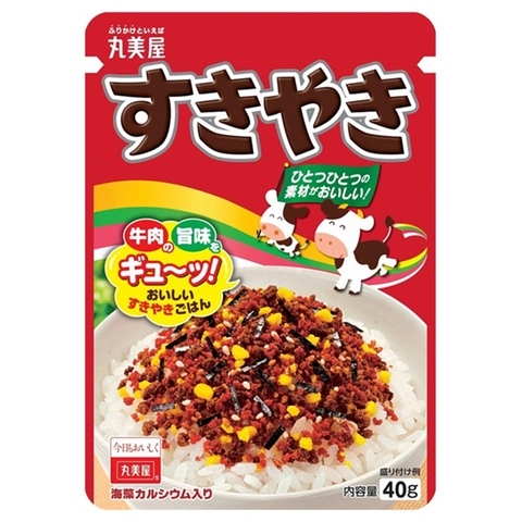 Gia vị rắc cơm Marumiya vị thịt bò 9M+ 40g