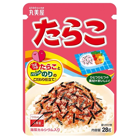 Gia vị rắc cơm Marumiya vị trứng cá tuyết 9M+ 28g