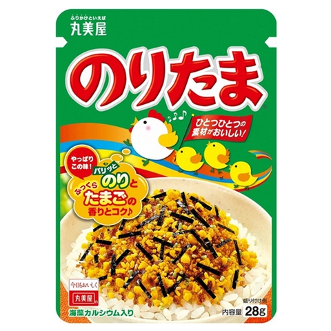 Gia vị rắc cơm Marumiya vị trứng gà và rong biển 9M+ 28g