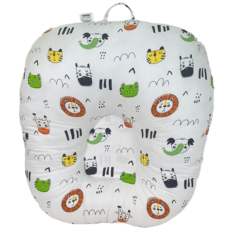 Gối chống trào MonMon - Trắng thú rừng