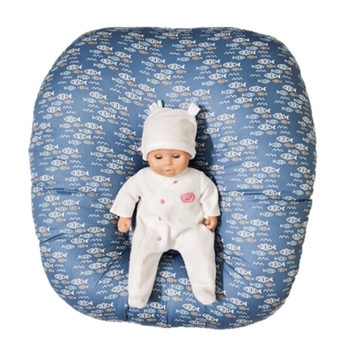 Gối chống trào ngược MonMon - Xanh cá