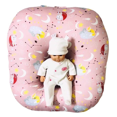 Gối chống trào ngược MonMon - Hồng trăng sao