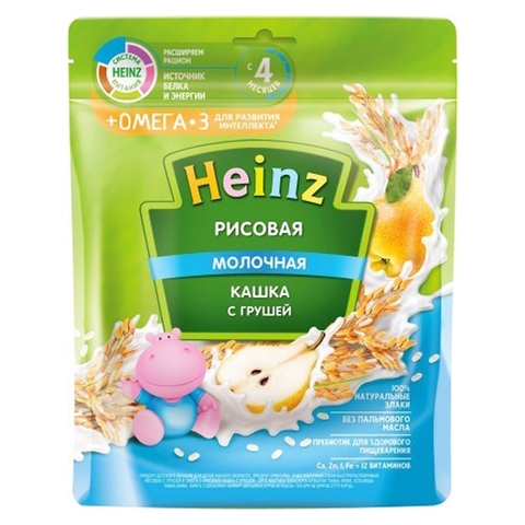 Bột ăn dặm Heinz Nga vị lê cho bé từ 4 tháng tuổi 200g