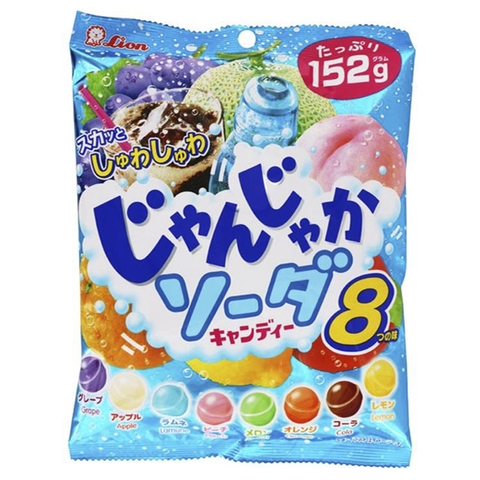 Kẹo soda trái cây 8 vị 152g