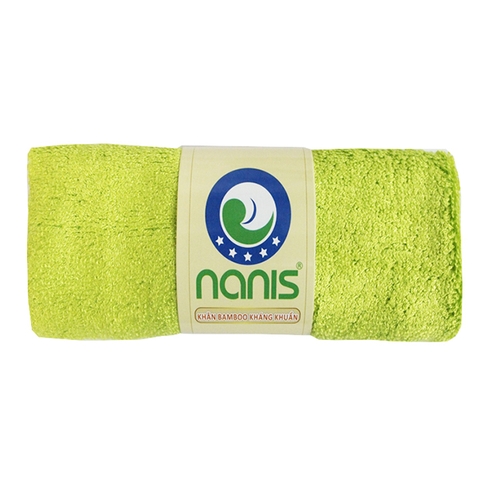 Khăn mặt Bamboo Nanis 30x50cm (giao màu ngẫu nhiên)
