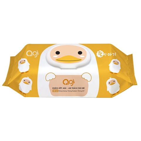 Khăn ướt Agi vịt không mùi 100 miếng