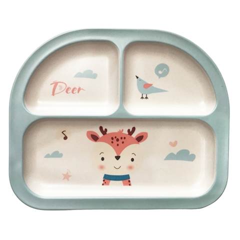 Khay ăn dặm Hermon xanh dương - Nai