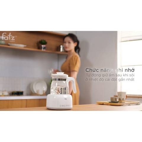 Máy đun nước, hâm nước, khử clo, hẹn giờ Fatzbaby Quick 12 FB3503HB