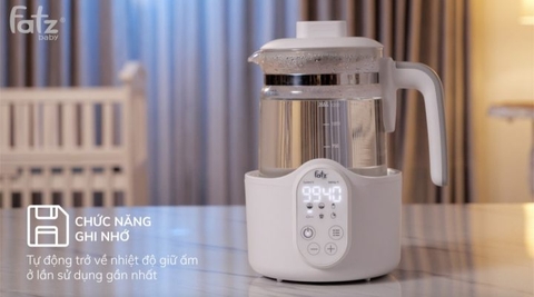 Máy đun và hâm nước pha sữa điện tử Fatzbaby Quick 8 FB3525TN