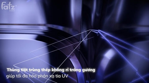 Máy tiệt trùng sấy khô Fatzbaby UV Thunder 5 FB4710TN 16L