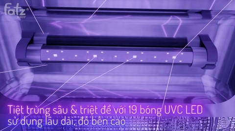 Máy tiệt trùng sấy khô UVC Led Fatz Baby King 3 FB4733BT
