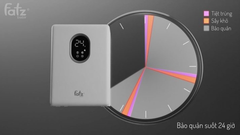 Máy tiệt trùng sấy khô UVC Led Fatz Baby King 3 FB4733BT