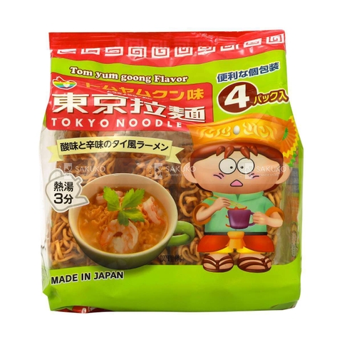Mì Tokyo Noodle vị lẩu thái cho bé từ 1 tuổi 30g x 4 vắt
