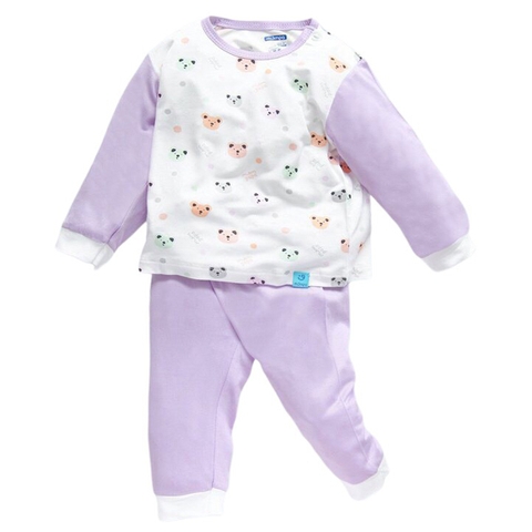 Bộ Mompa 6-9M Bamboo 66MP304 - Tím