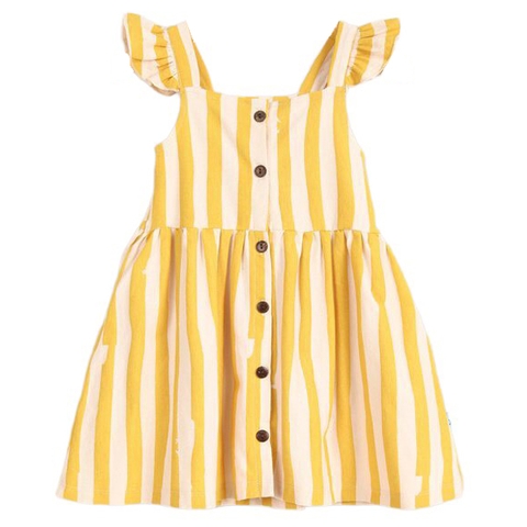 Váy cotton bé gái Mompa 85MP617 1Y - Vàng