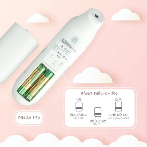 Nhiệt kế hồng ngoại Moaz BéBé MB-024