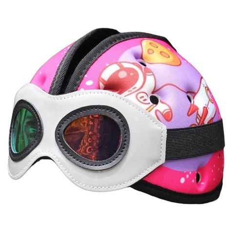 Nón bảo hiểm Mumguard Space hồng cho bé từ 7 tháng đến 5 tuổi