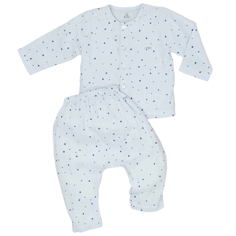 Nous Cài thẳng dài xô Wrinkle hoạ tiết sao xanh 3M