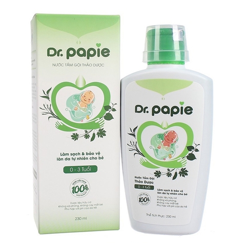 Nước tắm gội thảo dược Dr. Papie 230ml