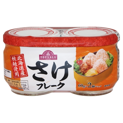 Ruốc cá hồi Aeon Topvalu cho bé từ 7 tháng tuổi 52g x 2 lọ