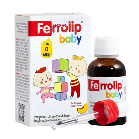 Sắt hữu cơ Ferrolip Baby nhỏ giọt 0M+ 30ml