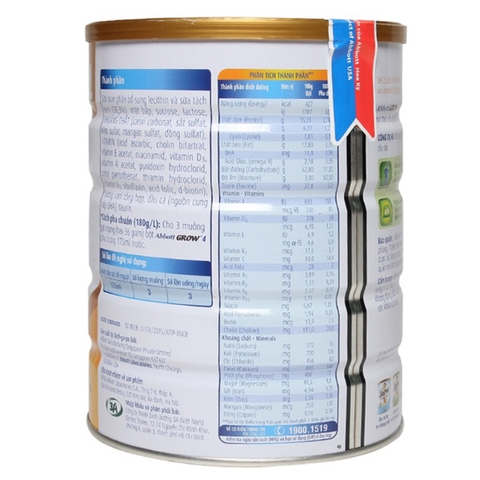 Sữa Abbott Grow 4 900g (trên 2 tuổi)