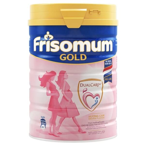 Sữa bầu Frisomum Gold hương cam 900g