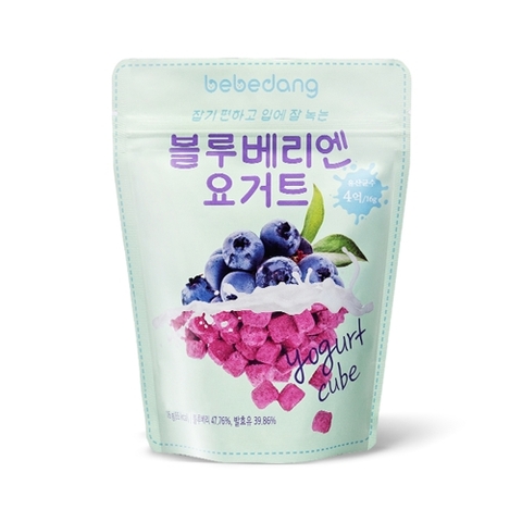 Sữa chua khô sấy lạnh Bebedang vị việt quất cho bé từ 7 tháng tuổi 16g