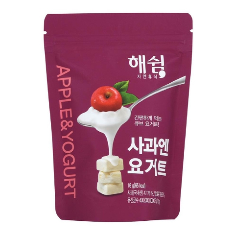 Sữa chua sấy Haeswim vị táo cho bé từ 7 tháng tuổi 16g