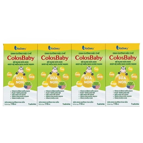 Sữa ColosBaby Gold tăng cân pha sẵn 110ml (lốc 4 hộp)